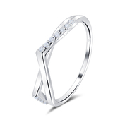 Cute Designed Silver Ring NSR-4127